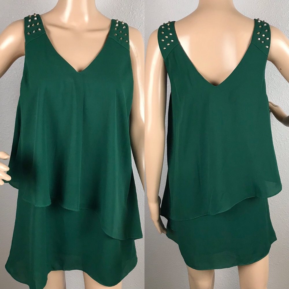 Maude polyester  tunic with gold studs dress sz S